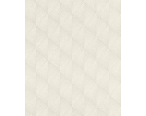 RASCH Vliesbehang 687910 Tropical House geometrisch wit Behang met geometrisch ruitpatroon