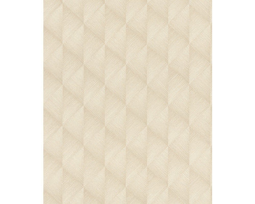 RASCH Vliesbehang 687927 Tropical House geometrisch crème Beige behang met geometrisch 3D-effect