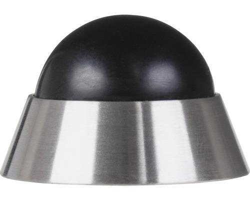 Deurstopper van roestvrij staal en rubber