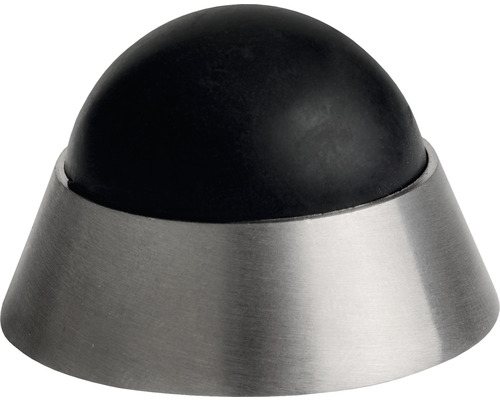 Deurstopper van roestvrij staal en rubber