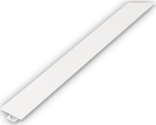 KAISERTHAL H-profiel 25x6x10x1 mm kunststof wit 200 cm Kunststof afwerkprofiel