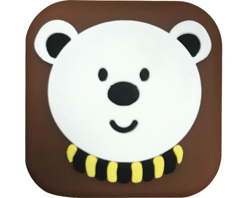 Badmat met berenmotief