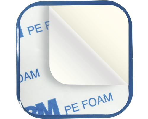 Vierkante 3M PE-schuimrubberen zelfklevende pad met verwijderbare beschermfolie