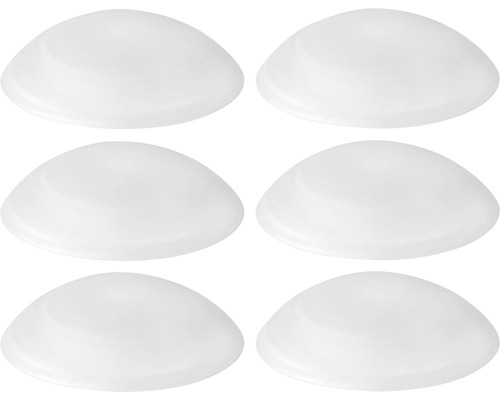 Zes meubelglijders voor bevestiging onder meubels om de vloer te beschermen