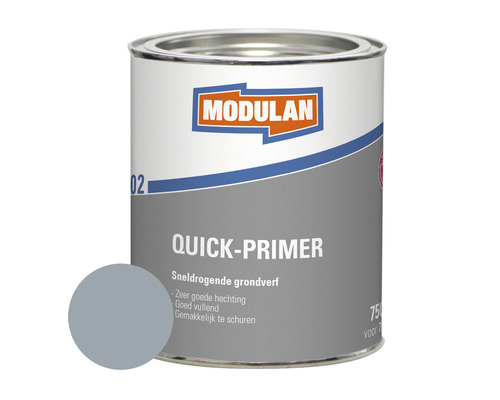 MODULAN 6002 Quick-Primer grondverf zilvergrijs RAL 7001 750 ml