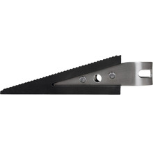 Deurstopper van rubber met metalen element
