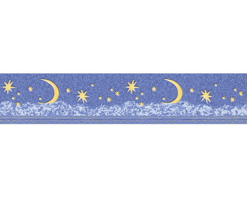 A.S. CRÉATION Behangrand papier 9116-12 Only Borders maan en sterren blauw 5 m x 13 cm