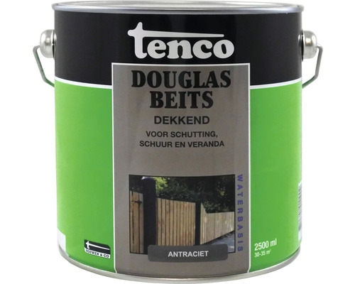 TENCO Douglasbeits dekkend antraciet 2,5 l Tenco Douglas Beits, antraciet, 2500 ml blik