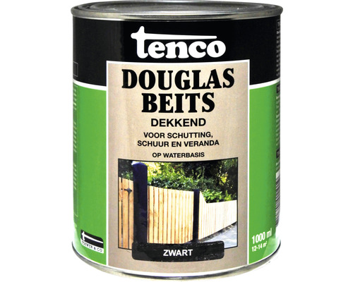 TENCO Douglasbeits dekkend zwart 1 l