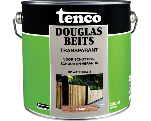 TENCO Douglasbeits transparant blank 2,5 l Tenco Douglas beits transparant, blik