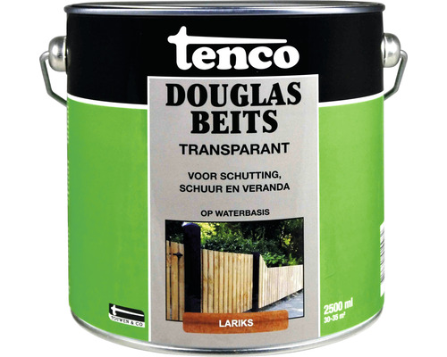 TENCO Douglasbeits transparant lariks 2,5 l Tenco Douglas beits, transparant, blik van 2500 ml