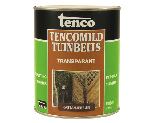 TENCO Tencomild transparant tuinbeits kastanjebruin 1 l TENCO Tencomild transparant tuinbeits kastanjebruin 1 l