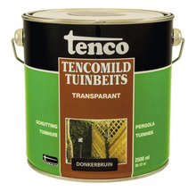 TENCO Tencomild transparant tuinbeits donkerbruin 2,5 l