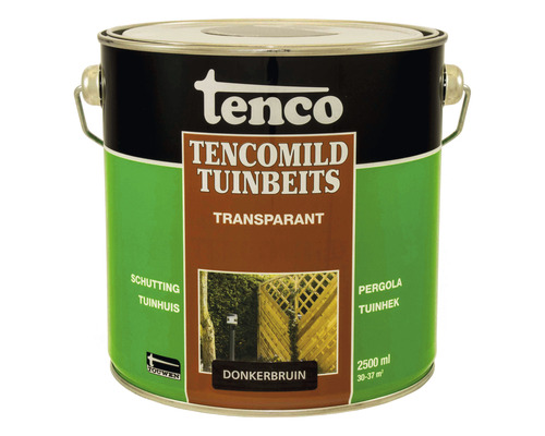 TENCO Tencomild transparant tuinbeits donkerbruin 2,5 l