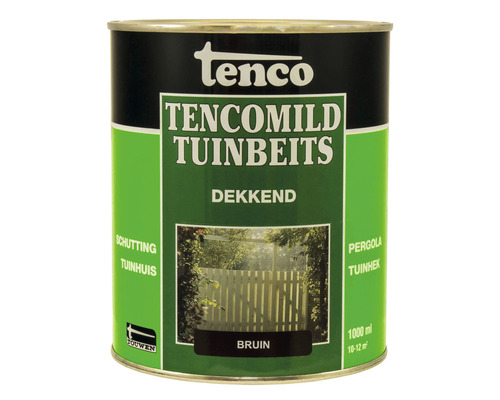 TENCO Tencomild dekkend tuinbeits bruin 1 l Tenco Tencmild tuinbeits, bruin, blik