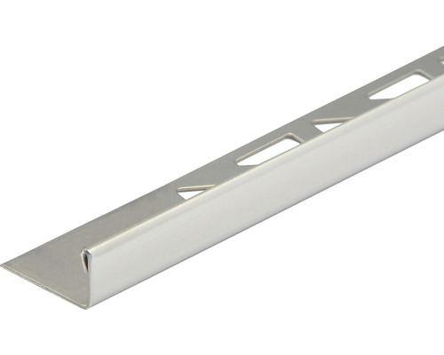 MIRAVA Afsluitprofiel geborsteld RVS 8 mm x 300 cm Tegelprofiel van metaal