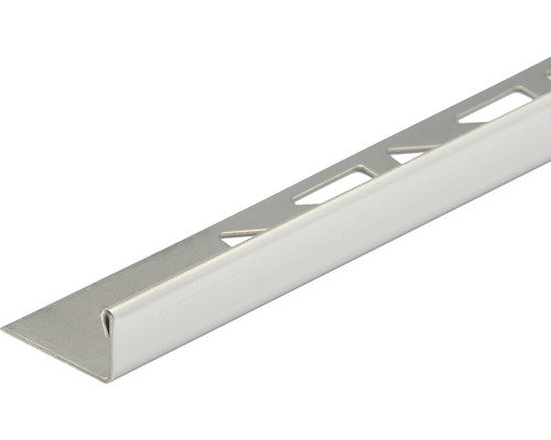 MIRAVA Afsluitprofiel geborsteld RVS 12,5 mm x 300 cm Tegelprofiel van metaal