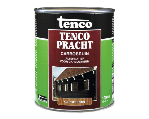 TENCO Tencopracht carbobruin 1 l Tenco Pracht Carbobruin Carbolineum Alternatief, 1000 ml blik