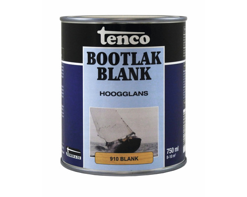 TENCO Bootlak hoogglans 910 blank 750 ml Tenco bootlak kleurloos, blik van 750 ml