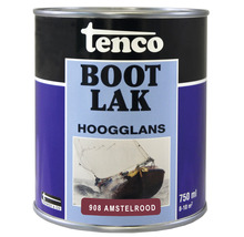 TENCO Bootlak hoogglans 908 Amstelrood 750 ml-thumb-0