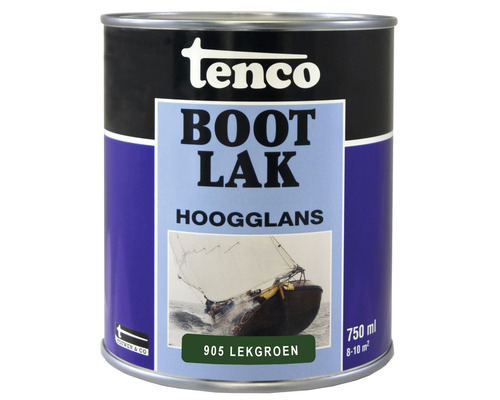 TENCO Bootlak hoogglans 905 Lekgroen 750 ml Tenco Bootlak, blik van 750 ml