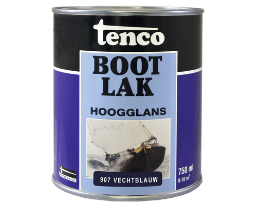 TENCO Bootlak hoogglans 907 Vechtblauw 750 ml-0