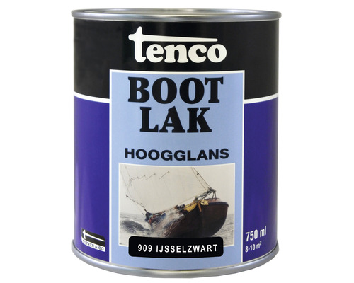 TENCO Bootlak hoogglans 909 IJsselzwart 750 ml-0