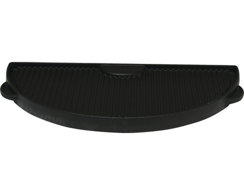 Halfronde grillplaat van gietijzer