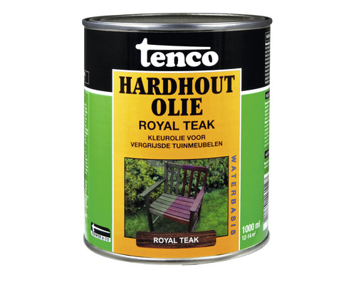 TENCO Hardhoutolie op waterbasis royal teak 1 l TENCO Hardhoutolie op waterbasis royal teak 1 l