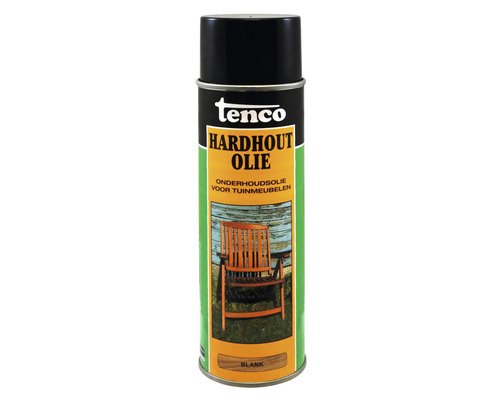 TENCO Hardhoutolie spray transparant 500 ml Tenco Hardhoutolie voor tuinmeubelen, kleurloos