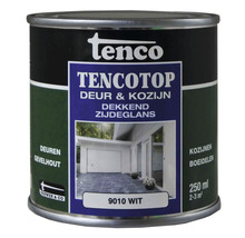 TENCO Tencotop Deur & Kozijn dekkend zijdeglans RAL 9010 250 ml