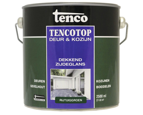 TENCO Tencotop Deur & Kozijn dekkend zijdeglans rijtuiggroen 2,5 l