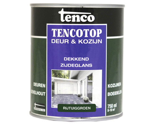 TENCO Tencotop deur & kozijn dekkend zijdeglans rijtuiggroen 750 ml