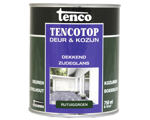 TENCO Tencotop Deur & Kozijn dekkend zijdeglans rijtuiggroen 750 ml