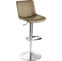 Barhocker met stoffen bekleding en verstelbare hoogte