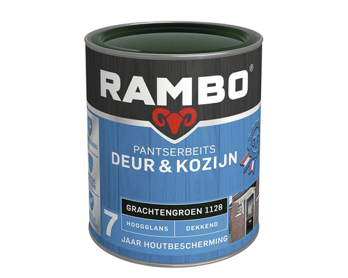 RAMBO Pantserbeits Deur & Kozijn hoogglans dekkend grachtengroen 750 ml