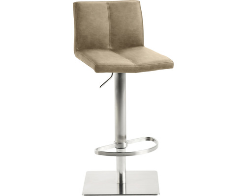 In hoogte verstelbare barkruk met voetsteun