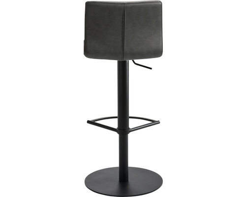 Barstoel met rugleuning en voetsteun