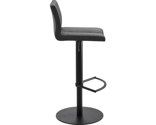 Draaibare barkruk met voetsteun.