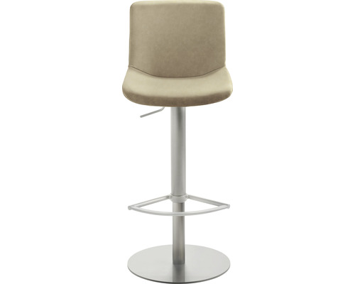 In hoogte verstelbare barkruk met voetsteun