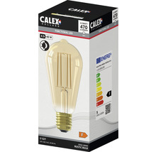 CALEX LED filament lamp met dag-/nachtsensor E27/4,5W ST64 warmwit goud