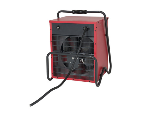 Elektrische kachel met handgreep en beschermrooster