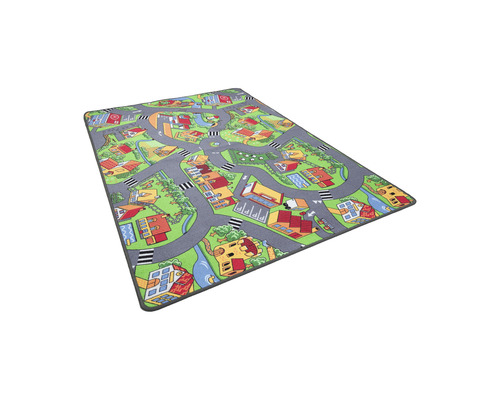 Speelkleed met stads thema en wegen