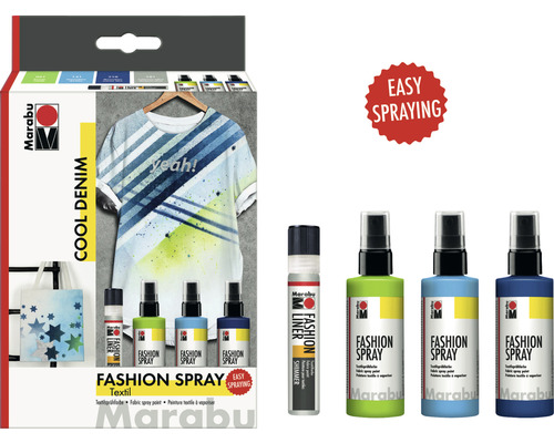 Marabu Fashion Spray Textielverfset Cool Denim