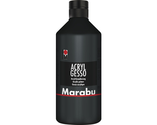 MARABU Gesso Acryl primer zwart 500 ml