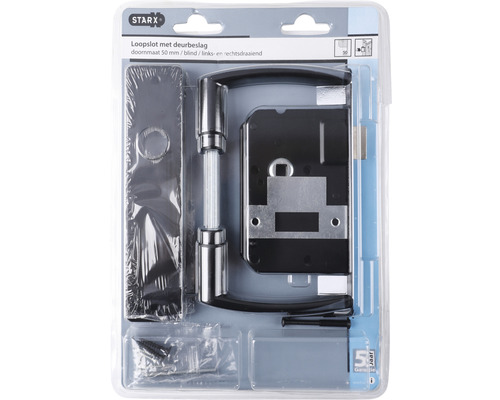 Insteekslot met deurbeslag, doornmaat 50 millimeter