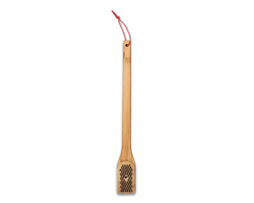WEBER® Barbecueborstel met bamboe handvat metaal 46 cm