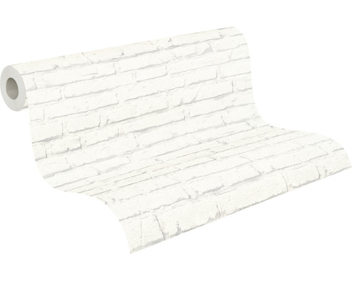 Rol behang met baksteenmotief