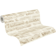 Behangrol met steenmotief