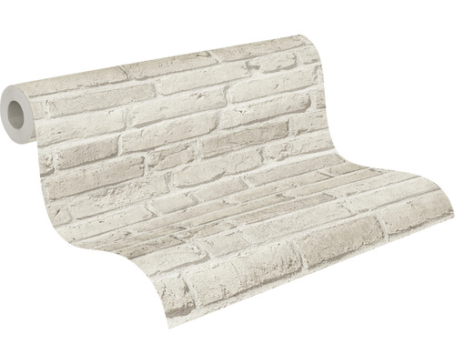 Rol behang met baksteenpatroon
